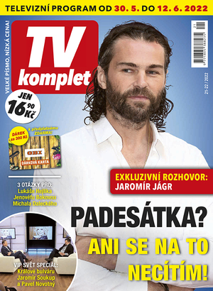Exkluzivní rozhovor s Jaromírem Jágrem najdete již v pátek 27/5 v magazínu TV KOMPLET.