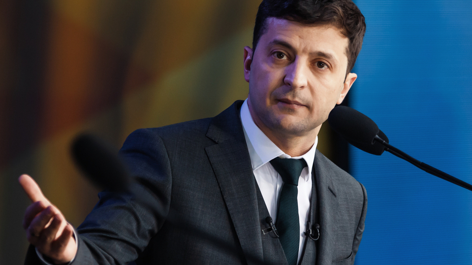 Ukrajinský prezident Volodymyr Zelenskyj.