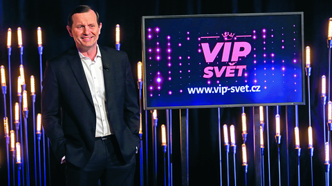 Jaromír Soukup v pořadu VIP svět.