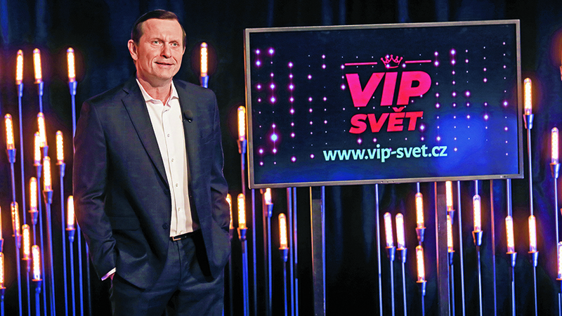 Jaromír Soukup v barrandovském pořadu VIP svět.