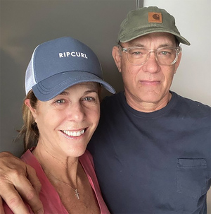 Tom Hanks a Rita Wilson.