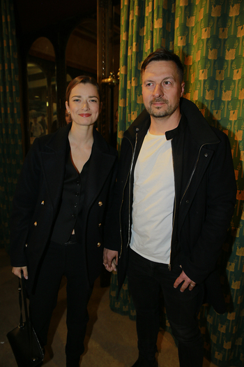 Marika Šoposká s manželem.