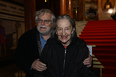 Jan Kačer se zesnulou manželkou Ninou Divišovou.