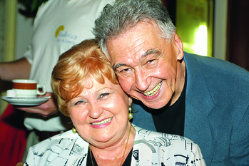 Josef Zíma s manželkou Evou Klepáčovou.
