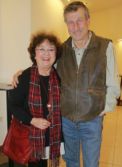 Jana Boušková s manželem Václavem Vydrou.