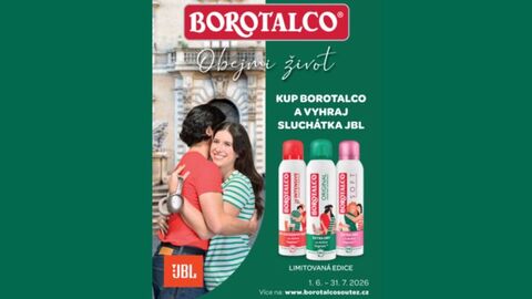 Kupte Borotalco a vyhrajte sluchátka JBL!